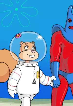 Sandy x Man Ray порно комикс