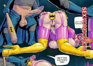 Бэтмен. Бэтгерл против Бэтклеща. Bat Girl vs Bat Mite. FenrisComix