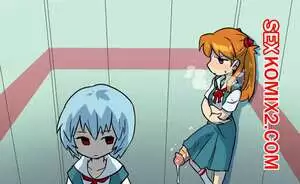 Neon Genesis Evangelion. Аска и Рей. Futa Asuka x Rei. hiryouma