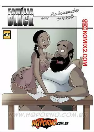 Семейка черных. Часть 3. Анимационный дедушка. Familia Black. HQporno